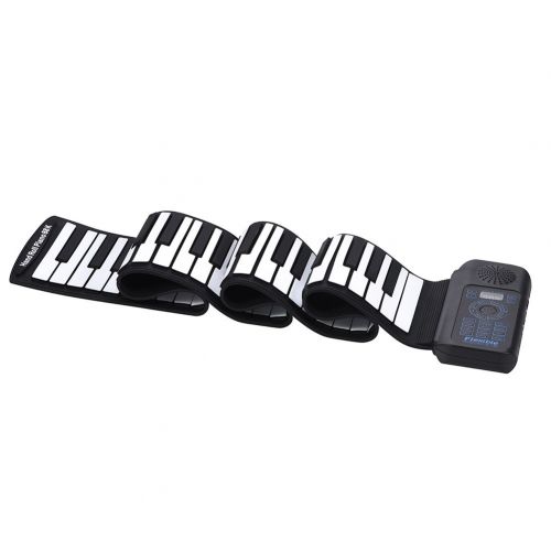  Dilwe Roll Up Piano, Portable 88 Keys Electronic Keyboard Rolling Up Rechargeable Piano