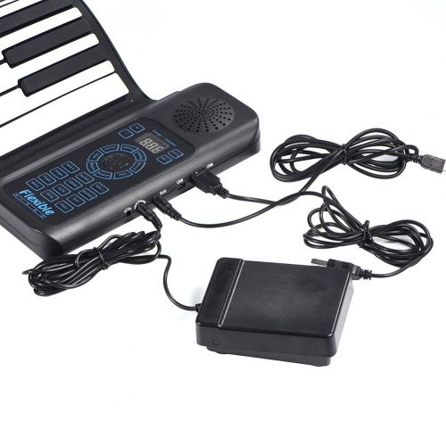  Dilwe Roll Up Piano, Portable 88 Keys Electronic Keyboard Rolling Up Rechargeable Piano