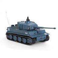 Dilwe RC Tank Toy, 172 Scale 4 Channels High Simulated Remote Control Mini Tank Toy for Kids Children Gift