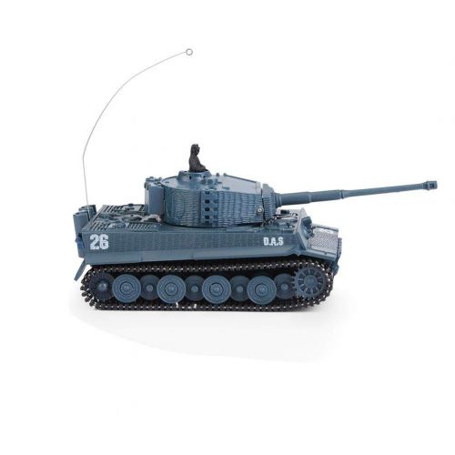  Dilwe RC Tank Toy, 172 Scale 4 Channels High Simulated Remote Control Mini Tank Toy for Kids Children Gift