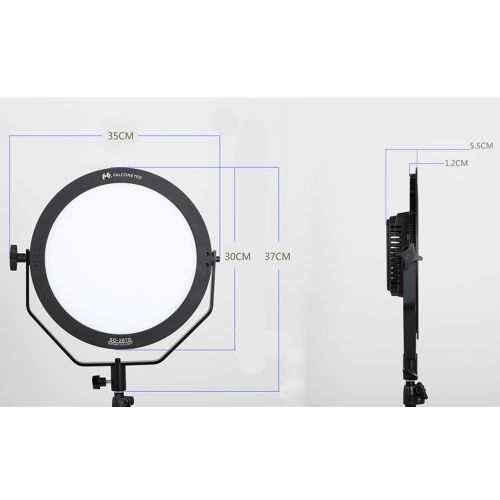  FalconEyes Falcon Eyes SO-28TD kit Set Video Light 28W led Panel lamp Round Soft Studio Light for Film Advertisement Shooting Photography