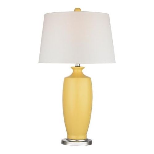  Dimond Lighting D2505 Halisham Ceramic Table Lamp, Sunshine Yellow