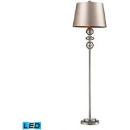 Dimond Lighting Hollis Floor Lamp, Polished Nickel