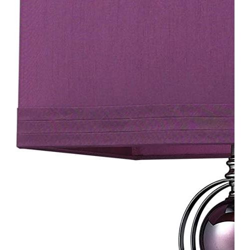  Dimond Lighting D2232 Alva Table Lamp, 27 x 12 x 27, Purple and Black Nickel Finish