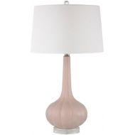 Dimond Lighting D2459 Ceramic Table Lamp, Fluted, 16 x 16 x 30, Pastel Pink