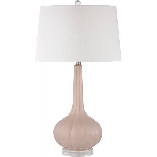  Dimond Lighting D2459 Ceramic Table Lamp, Fluted, 16 x 16 x 30, Pastel Pink