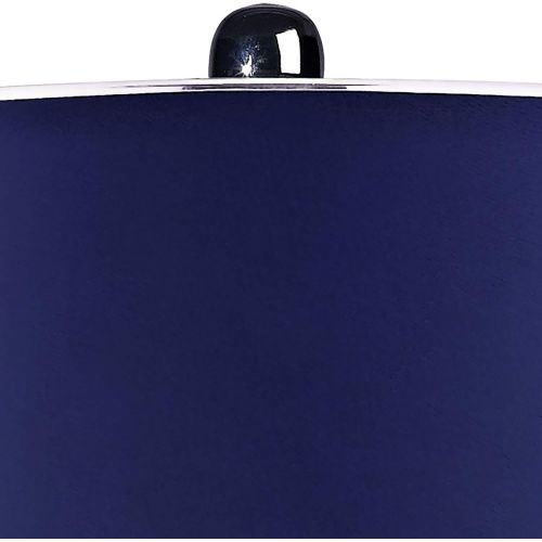  Dimond Lighting D2515 Glass Lamp, 17.5 x 17.5 x 33.5, Navy Blue