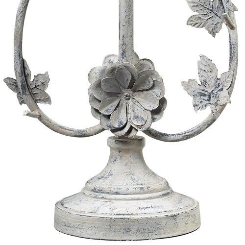  Dimond Lighting Dimond 113-1134 Linen Shade French Country Two Birds Iron Table Lamp