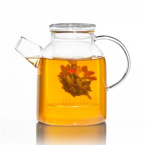  Jumbo XXL Dimono Borosilicate Glass Teapot w/Infuser Tea filter glass teapot 1800ml