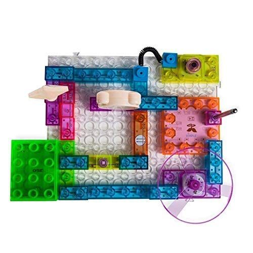  Dimple Lectrixs Science Electronic Building Circuit Kits Which Lights up & Makes Sound, Innovative Learning Center Toys DIY Kids Friendly Circuit Kit (34 Piece Set with 115 Project