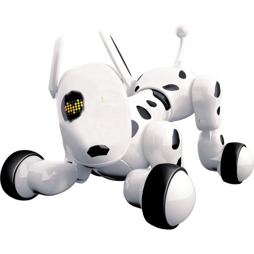  Dimple Interactive Robot Puppy With Wireless Remote Control RC Animal Dog Toy That Sings, Dances, Eye Mode, Speaks for Boys/Girls, Perfect Gift for Kids.