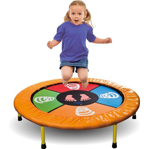  Dimple “Dance Jump & Play” Kid’s Mini Electronic Trampoline, With Exciting Fun Touch Playmat, LED Scoreboard with lights & Sounds, Connects to Smartphone, Great Gift for Children