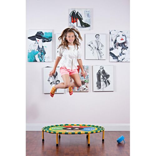  Dimple “Dance Jump & Play” Kid’s Mini Electronic Trampoline, With Exciting Fun Touch Playmat, LED Scoreboard with lights & Sounds, Connects to Smartphone, Great Gift for Children