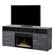 DIMPLEX Sander Media Console Electric Fireplace with Logs