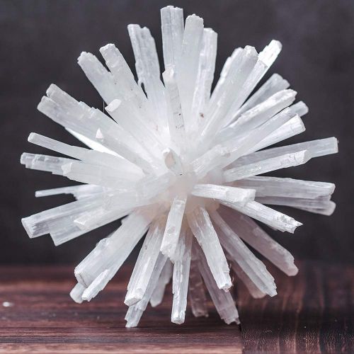  DingSheng Pretty!!! Natural White Selenite Flower Ball Splice Quartz Crystal Flower Healing Chakra Mineral Crafts Home Decoration (6.3inches(160160mm))