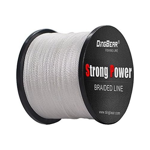  [아마존베스트]Dingbear 1093Yd/1000m 135lB/0.60mm White Super Strong Train Generic Braided Fishing Line Kite Line Woven Network Cable Molded Super Strong Fishing Line