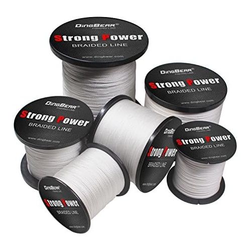  [아마존베스트]Dingbear 1093Yd/1000m 135lB/0.60mm White Super Strong Train Generic Braided Fishing Line Kite Line Woven Network Cable Molded Super Strong Fishing Line