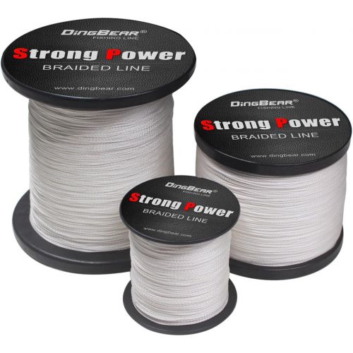  [아마존베스트]Dingbear 1093Yd/1000m 135lB/0.60mm White Super Strong Train Generic Braided Fishing Line Kite Line Woven Network Cable Molded Super Strong Fishing Line