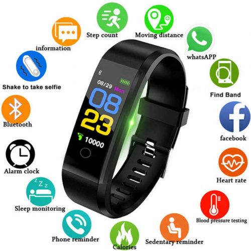  Dingmart Smart Bracelet Heart Rate Blood Pressure Smart Band Fitness Tracker Smartband Wristband Honor mi Band 3 fit bit Smart Watch Men
