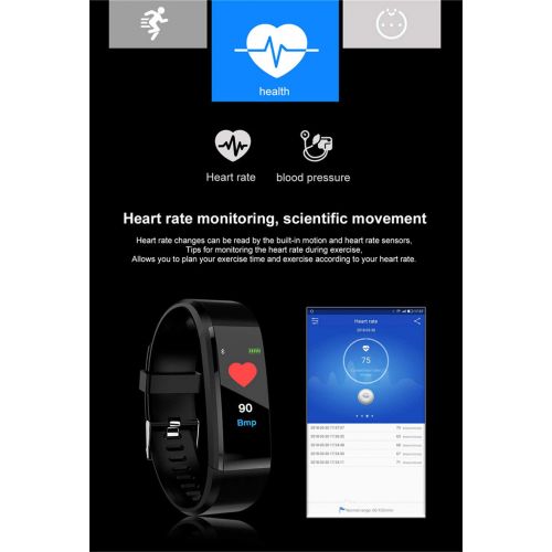  Dingmart Smart Bracelet Heart Rate Blood Pressure Smart Band Fitness Tracker Smartband Wristband Honor mi Band 3 fit bit Smart Watch Men