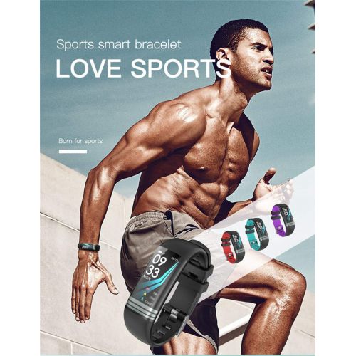  Dingmart Farben Strap Smart Fitness Armband Pulsmesser Smart Band Mehrere Sportmodus Stoppuhr Armbander