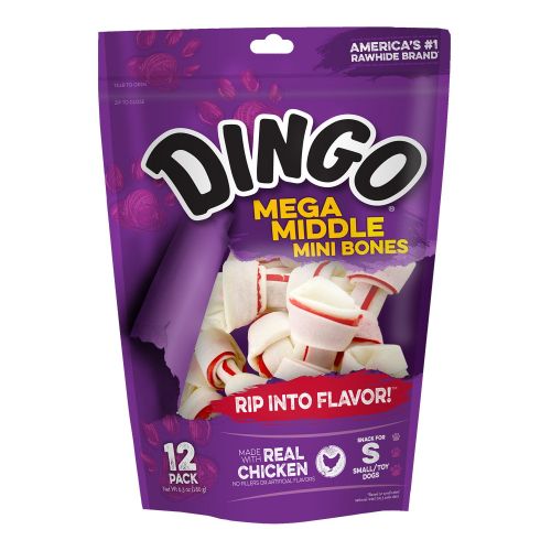  Dingo Mega Middle Chicken Mini Bones For Small/Toy Dogs