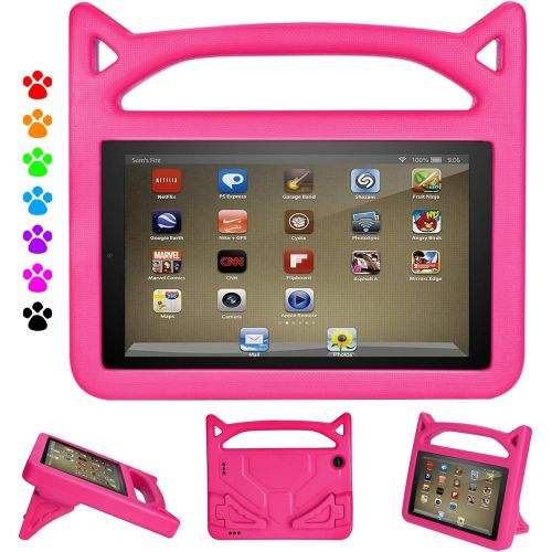  [아마존베스트]Kindle Fire 7 Case,Fire Tablet 7 Case,Amazon Fire 7 Case for Kids-Dinines Kids Shock Proof Protective Cover Case for Amazon Fire 7 Tablet (Compatible with 2019&2015&2017 Release)