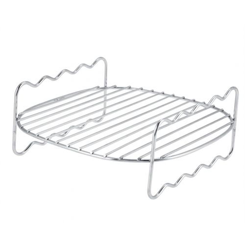  Dioche Doppelschicht Backen Grill, Ersatz BBQ Rack Doppelschicht Spiesse Backblech Fuer Philips Air Fryer