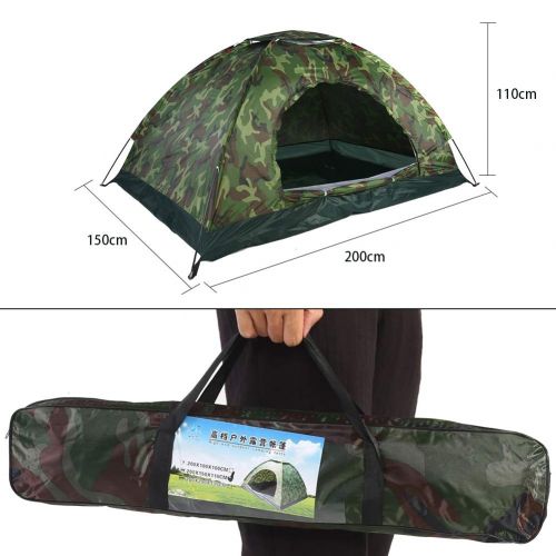  Dioche Campingzelt 2 Personen, Wasserdicht Camouflage UV-Schutz 2 Personen Zelt fuer Outdoor Camping Wandern