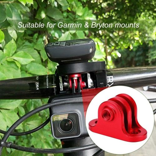  Dioche Bike Kamera Halterung, Metall Fahrrad Computer Halterung Kamera Mount Adapter fuer GoPro