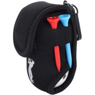 Dioche Golf Ball Waist Bag, Portable Golf Ball Storage Bag Holder Golfer Mini Waist Pouch Pack with Tees Balls
