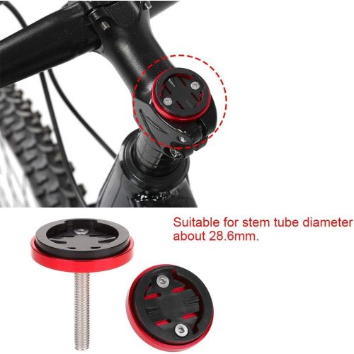  [아마존베스트]Dioche Computer Stem Cap, Computer Cap Mount Bicycle Top Cap Computer Stopwatch Holder for Garmin/Bryton/Cateye