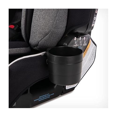  Diono Radian 3QX 4-in-1 Rear & Forward Facing Convertible Car Seat & XL Car Seat Cup Holders for Radian and Everett Car Seats, Pack of 2 Cup Holders, Black