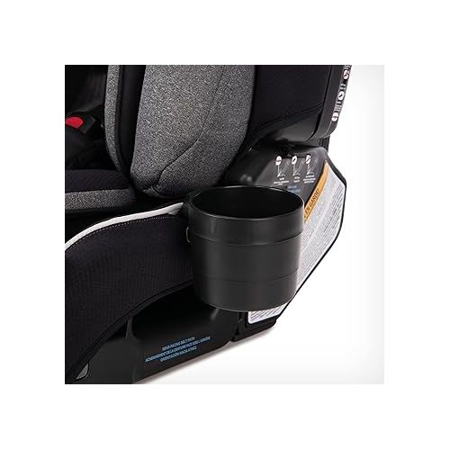  Diono Radian 3QX 4-in-1 Rear & Forward Facing Convertible Car Seat & XL Car Seat Cup Holders for Radian and Everett Car Seats, Pack of 2 Cup Holders, Black