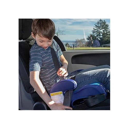  Diono Solana 2 XL 2022, Dual Latch Connectors, Lightweight Backless Belt-Positioning Booster Car Seat, 8 Years 1 Booster Seat, Pink