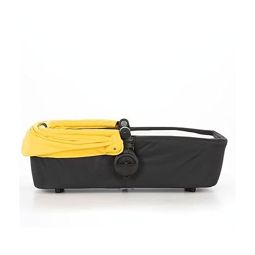  Diono Excurze Carrycot for Newborn Baby, Stroller Bassinet for Baby, Breathable Mattress for Comfortable Sleeping, Suitable from Birth, Yellow Sulphur