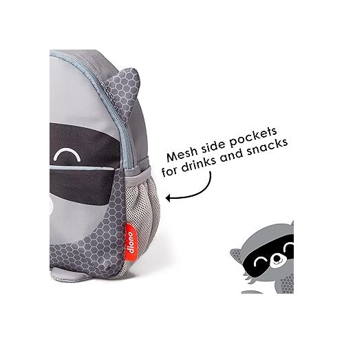  Diono Unisex Baby Safety Rein and Backpack, Gray, 1 Count (Pack of 1)