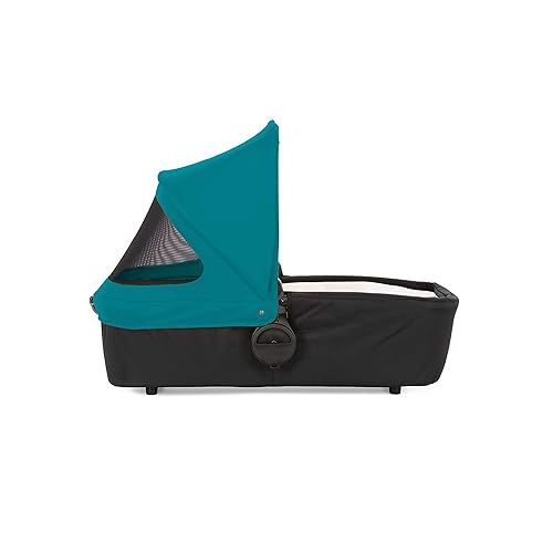  Diono Excurze Carrycot for Newborn Baby, Stroller Bassinet for Baby, Breathable Mattress for Comfortable Sleeping, Suitable from Birth, Blue Turquoise