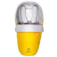 Diono Universal Newborn Pod for Sleeping with Temperature Regulation, Water Resistant Lining, Baby Head and Body Support. Easy to Adjust and Remove Stroller Footmuff for Baby, Yellow Sulphur