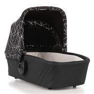 Diono Excurze Luxe Carrycot for Newborn Baby, Stroller Bassinet for Baby, Breathable Mattress for Comfortable Sleeping, Suitable from Birth, Black Platinum
