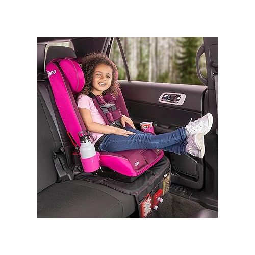  Diono Radian 3RXT Bonus Pack,4-in-1 Convertible Car Seat,Extended Rear and Forward Facing,10 Years 1 Car Seat,Slim Fit 3 Across,with 6 Accessories Inc. Baby Car Mirror,Car Seat Protector,Purple