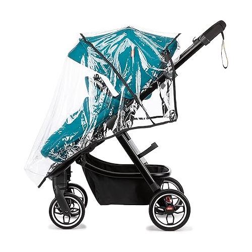  Diono Excurze Baby, Infant, Toddler Stroller, Perfect City Travel System Stroller and Car Seat Compatible, Adaptors Included Compact Fold, Narrow Ride, XL Storage Basket, Blue Turquoise