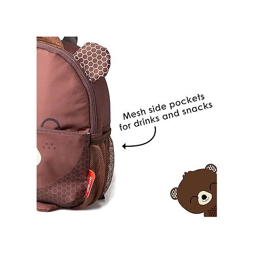  Diono Bear Character Kids Mini Back Pack Toddler Leash & Harness for Child Safety, with Padded Shoulder Straps for Child Comfort