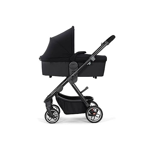  Diono Excurze Carrycot For Newborn Baby, Stroller Bassinet For Baby, Breathable Mattress For Comfortable Sleeping, Suitable From Birth, Black Midnight