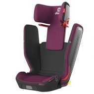 Diono Monterey 5iST FixSafe High Back Booster Car Seat with Expandable Height and Width, Compact Fold to Full Size Booster, Foldable, Portable Booster for Go-Anywhere Travel, Purple Plum