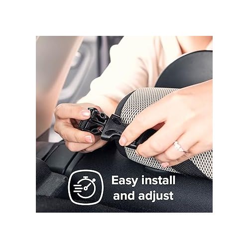  Diono Easy View Baby Car Mirror, Safety Car Seat Mirror for Rear Facing Infant, Fully Adjustable with 360 Rotation, Wide Crystal Clear View, Shatterproof, Crash Tested