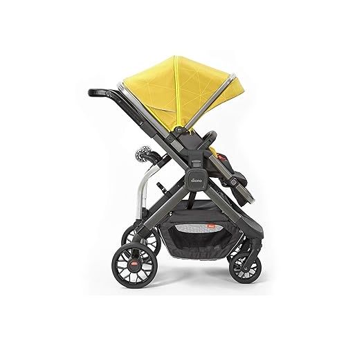  Diono Quantum Hop ‘n Roll Buggy Board, Detachable Ride Along Stroller Platform Glider Board with Clip ‘n’ Go System, Blue