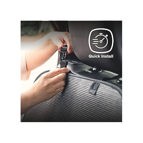 Diono Grip It Car Seat Protector For Baby Child Car Seat, Crash Tested With Full Seat Cover, Anti Slip Backing, Durable, Water Resistant Protection for Vehicle Upholstery