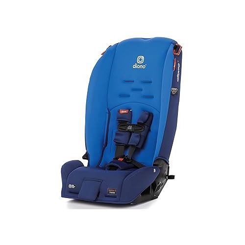  Diono Monterey 2XT Latch 2 in 1 High Back Booster Car Seat with Expandable Height & Radian 3R, 3-in-1 Convertible Car Seat, Rear Facing & Forward Facing, 10 Years 1 Car Seat, Slim Fit 3