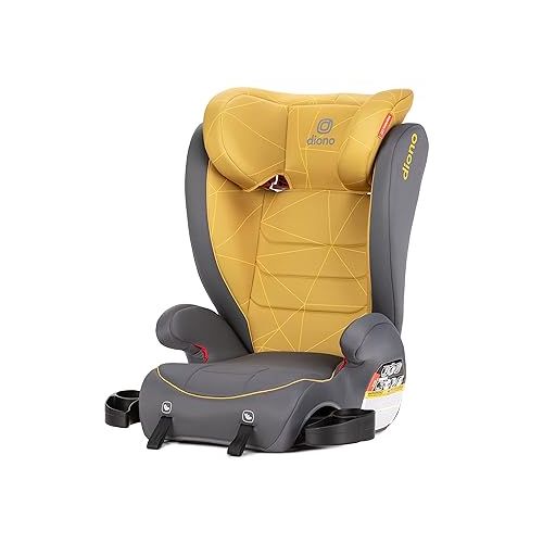  Diono Monterey 2XT Latch 2 in 1 High Back Booster Car Seat with Expandable Height & Radian 3R, 3-in-1 Convertible Car Seat, Rear Facing & Forward Facing, 10 Years 1 Car Seat, Slim Fit 3